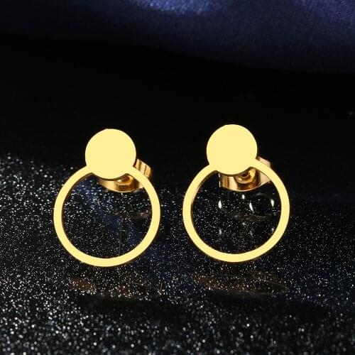 DGIDDK Women's Gold Earrings