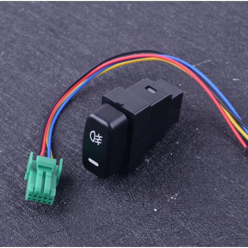 DWCX 18cm 5Pin Black LED Fog Light ON-OFF Push Button Switch Fit For Mitsubishi Eclipse Galant Lancer L200 2008 2009 2010 2011