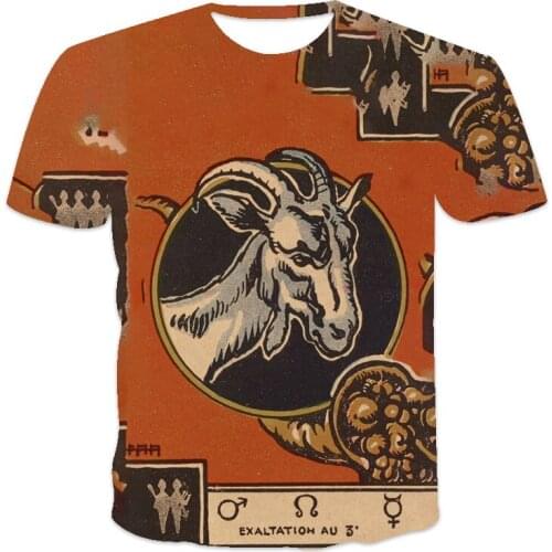 Summer new best-selling oversized loose mens T-shirt short-sleeved Tarot brand printed