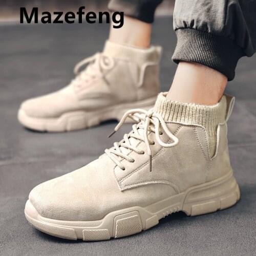 Mazefeng Mens Winter Boots