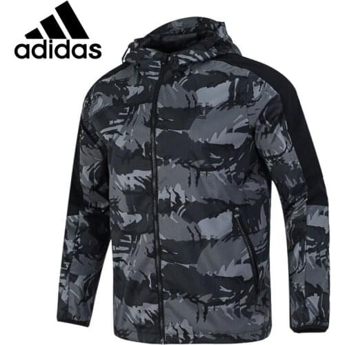 Original New Arrival Adidas FI WV CAMO JKT Mens Jacket Hooded Sportswear