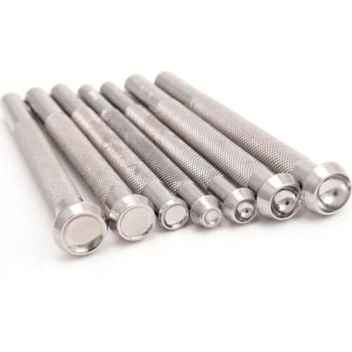 2019 New Handmade Leather Goods Diy Set Rivet Punching Installation Tool Mushroom Punch Rivet Punch Mounting Base Tool