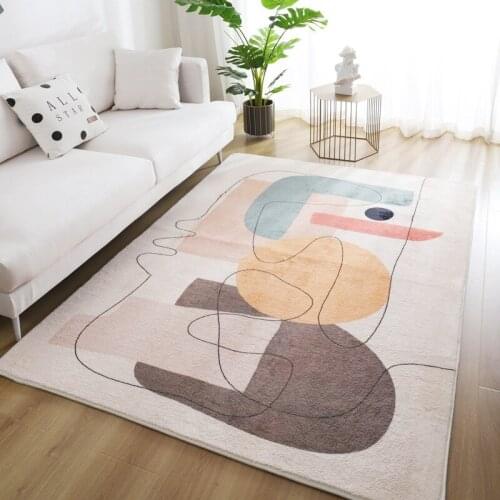 New Living Room Bedroom Carpet Crawling Mat Nordic Modern Stitching Sofa Cushion Safety Non-slip Home Decoration Products
