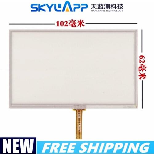 New touch screen handwriting Touch panel Glass for mp3 mp4 navigator universal external screen 102mm*62mm 4 wire touch screen