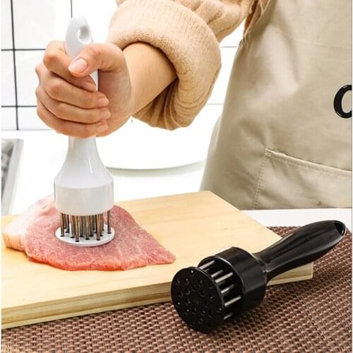 Profession Meat Tenderizer Ultra Sharp Needle Stainless Steel Blades Kitchen Tool For Steak Pork Beef Fish Tenderness Cookware