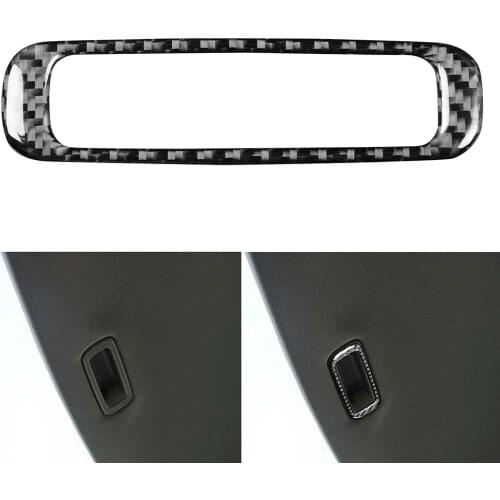 Car Sunroof Switch Frame Trim Cover Sticker Replacement for Honda Civic 8th Gen 06-11 Genuine Real Carbon Fiber