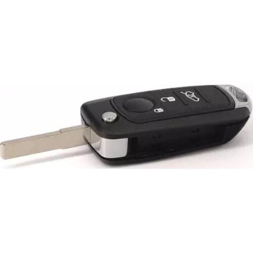 3 Buttons Folding Flip Remote Key Shell For Fiat FIA500 3B Replacement Car Key Blanks