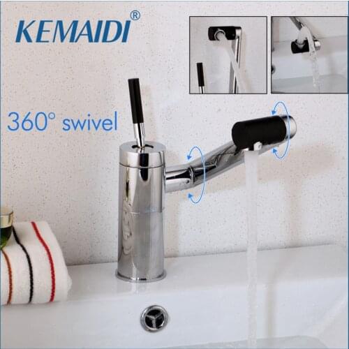 KEMAIDI Special New Kitchen Sink Swivel 360 Temperature Sensor Chrome Tap Basin Deck Torneira Cozinha Mixer Faucet 92420A/5