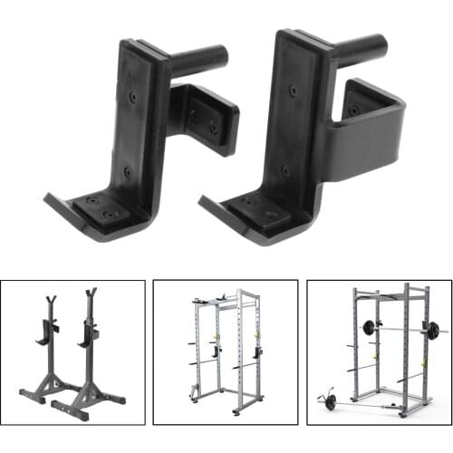 Squat Rack J Hook Safety Steel Hook Power Rack J Cup 70mm Pipe Gym Gantry Frame Fitness Squat Bench Weight Barbell Bar Bracket