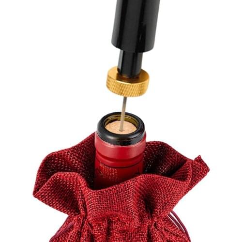 Air Pump Wine Bottle Opener Safe Portable Stainless Steel Pin Cork Remover Air Pressure Corkscrew Kitchen Tools Bar Accessories