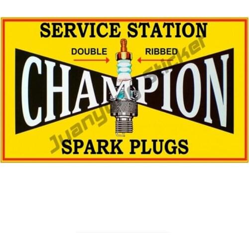 Motorsport Service Station Tool Box Spark PlugTool Box Car Sticker Coloful Decals Bumper Window Accessories Sticker PVC14x8cm