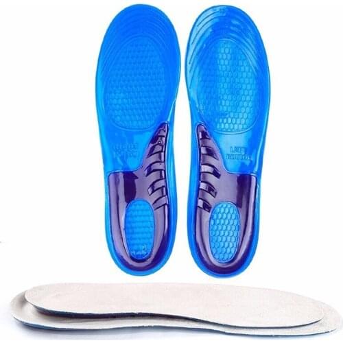 Sports Shoe Insoles for Men and Women Medical Silicone Flat Foot Correct Athletic Insoles Support for Shoes Ccomfort Pads
