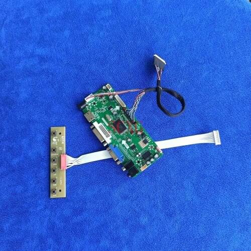LCD panel drive board 40 Pin LVDS Fit N140BGE-L11/L21/L31/L32/L41/L42/LA2/LB2 DVI VGA HDMI-compatible Kit 60Hz 1366*768 MNT68676