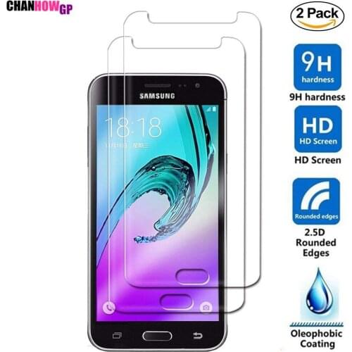 2X Tempered Glass Screen Cover For Samsung Galaxy J3 2016 J320 SM-J320FN Screen Protector On J5 2015 J500F NA Glas Sklo Funda 9H