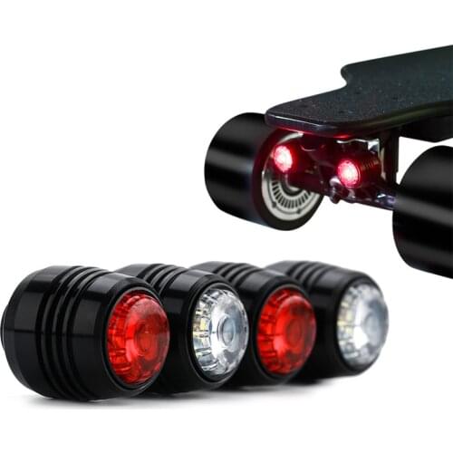 Electric Skateboard LED Light 4pcs/set Warning Night Visible Safety LED Lights Scooter Practical Flashlight Skateboard LED Light