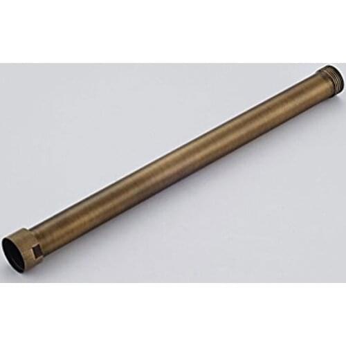 Free Shipping Black Bronze/Chrome/Brushed Nickle/Gold/Antique Brass Finish 12-inch(30CM) Shower Faucet Extension Tube