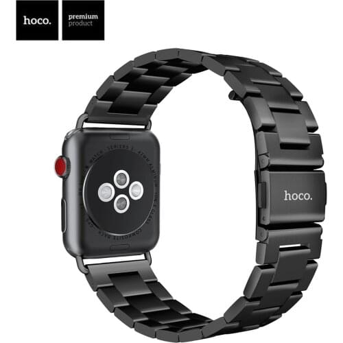 HOCO Brand Stainless Steel Strap for Apple Watch Band 42mm 38mm Replacement Belt Series 3 Series 2 Series 1 Bracelet Connector