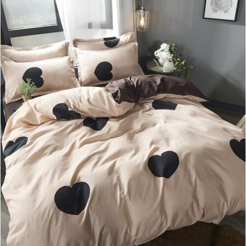 Printed Solid Bedding Sets Home Bedding Set High Quality Lovely Pattern With Star Tree Flower Dropshipping