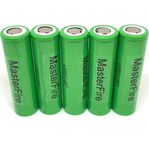 MasterFire 10pcs/lot Original MJ1 Chem 18650 INR18650MJ1 10A discharge li-ion battery cell 3350mah lithium torch batteries