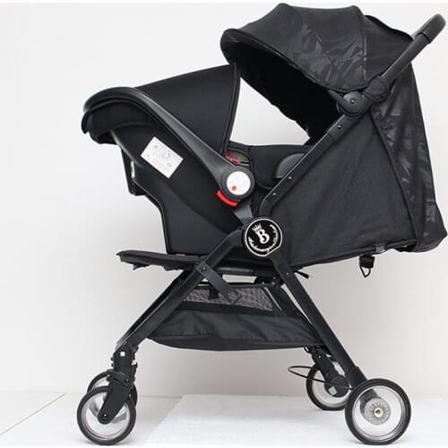 New 4 in 1 Baby Stroller Newborn Infant Car Seat Safety Basket Portable Baby Carriage Pram Buggy for Travelling