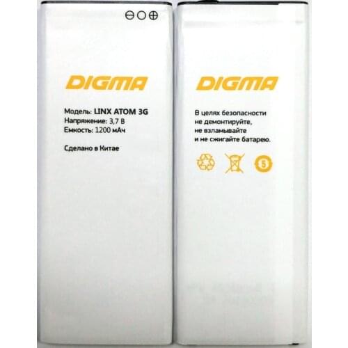 New LINX ATOM 3G battery For Digma ATOM 3G Mobile Phone Accumulator + Tracking Code