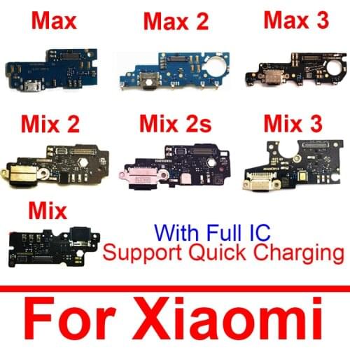 Usb Charger Board Flex Cable For Xiaomi Mi Max Mix 2 2S 3 USB Charging Jack Port Connector Board Replacement Repair Parts