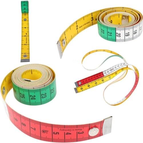 Body Measuring Ruler Sewing Measuring Tape 60in 1.5m Sewing Tailor Tape Ruler Centimeter Meter Measure Mini Soft Flat 1PC