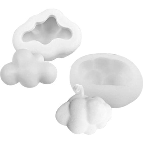 Clouds Aromatherapy Candle Silicone Molds DIY Chocolate Soap Plaster resin Mold Form for candles material