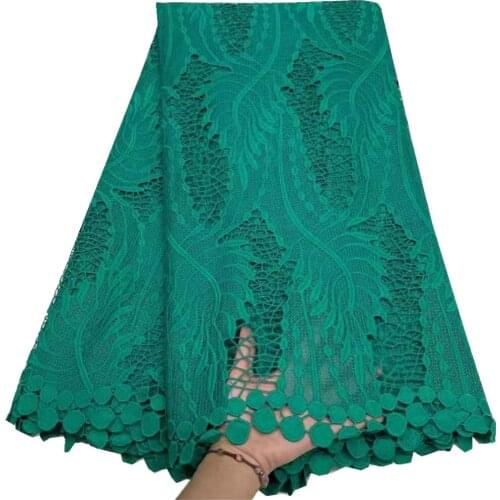 SJ Lace French Cord Lace Fabric Guipure Lace African Lace Fabric 2021 High Quality Nigerian Lace Fabric For Party Dress qx4-90