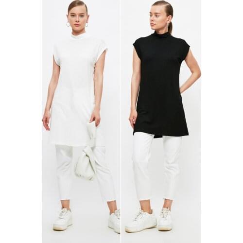 Trendyol Binary Package Right Collar Tunic TCTSS21UK0033