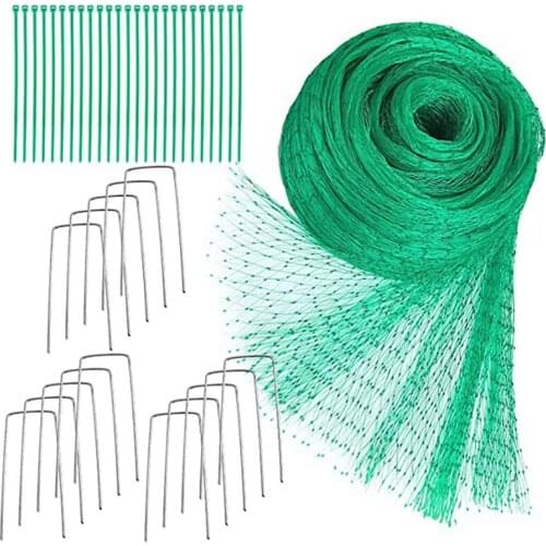 Green Bird-Proof Nets Protect Plants, Fruit Trees, Vegetables, Flowers and Birds
