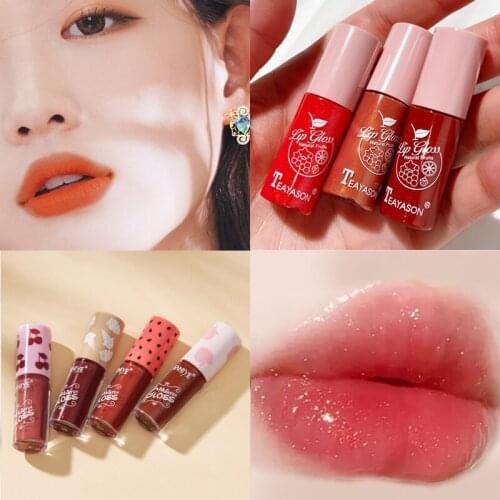 1pcs Mini Velvet Matte Non-stick Lip Glaze Smooth Rich Color Highly Pigmented Long-lasting Lip Gloss Belleza Labiales Maquillaje