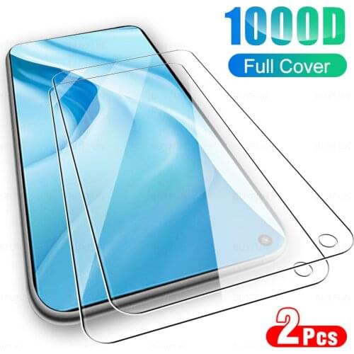 2Pcs for xiaomi mi 11 lite full coverage tempered glass for xiaomi xiomi mi 11 lite safety screen protect protective film