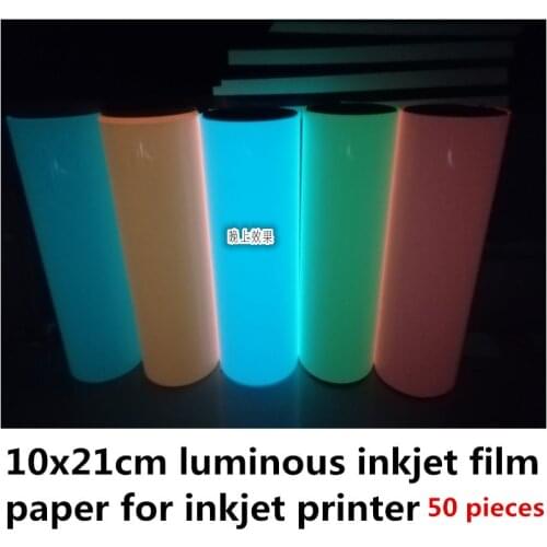 50 sheets INKJET lumious film sheets 10*21cm size for phone DIY back making