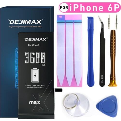 DEJIMAX Batterie For iPhone 6plus With Tools Replacement for iphone 6splus Bateria Higher capacity Fresh Li-ion Battery 7p