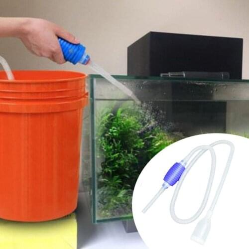 Aquarium Vacuum Water Changer Gravel Cleaner Fish Tank Manual Siphon Pump Tool Easy to Use Filter Cleaner Fish Tank Tools