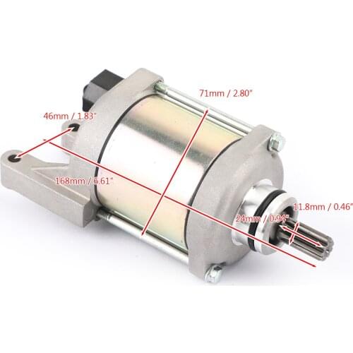 Artudatech For Yamaha YS250 Fazer XTZ250 Lander Tenere STARTER Motor Engine Starting 9-Spline 44C-H1890-10-00