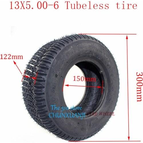 Free Shipping Good Quality GO KART KARTING ATV UTV Buggy 13X5.00-6 Inch Wheel Tubeless Tyre Tire