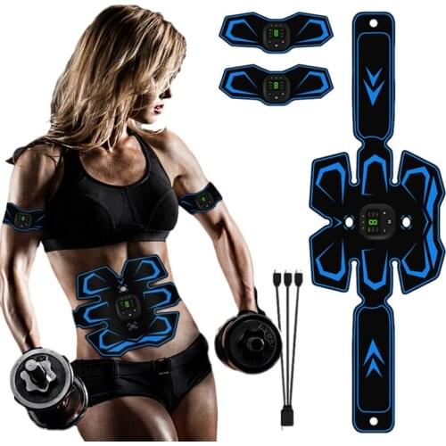 Wireless Smart ABS Muscle Stimulation Hip Trainer Fitness Abdominal Training Body Slimming EMS Trainer Weight Loss Stickers