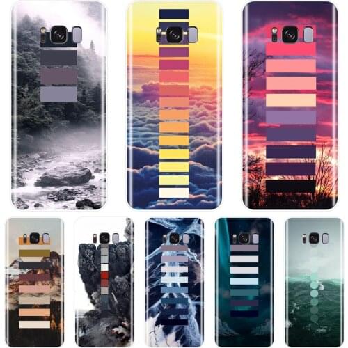 Red Cloud Blue Phone Case For Samsung Galaxy S8 S9 Plus S5 S6 S7 Edge Soft Silicone Back Cover For Samsung Galaxy Note 4 5 8 9