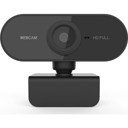 HD 1080P Mini PC Webcam with Microphone Rotatable Cameras for Live Broadcast Video Calling Conference Work