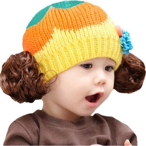 Зимние шапки для малышек Hilenhug China At AliExpress