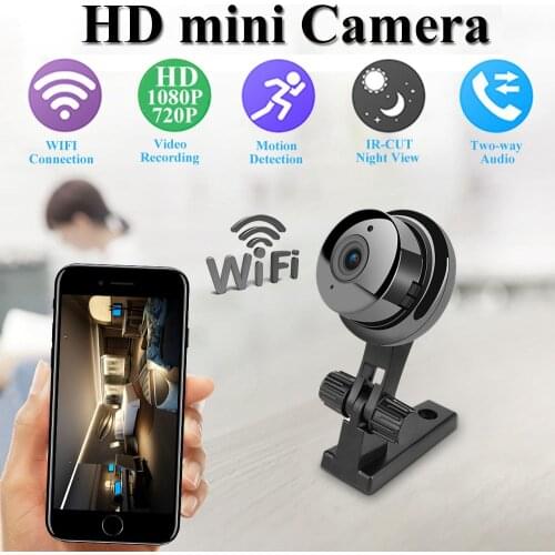 IP Camera 1080P Mini Wifi Camera CCTV Security Camera Two Way Audio P2P Night Vision Baby Monitor 32G SD Card