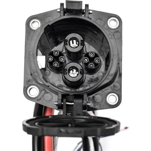 KHONS ev DC charger connector evse charging ccs combo cables63A/125A/200A CHAdeMo inlet socket