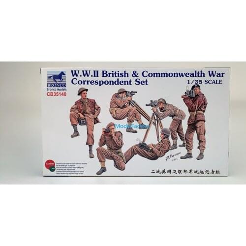 BRONCO CB35140 1/35 WWII British & Commonwealth War Correspondent Set