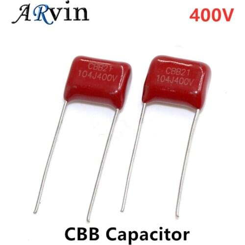 10Pcs CBB Capacitor 400V 103J 223J 333J 473J 683J 104J 154J 224J 334J 394J 474J 564J 684J 754J 824J 105J 125J 155J 175J 185J