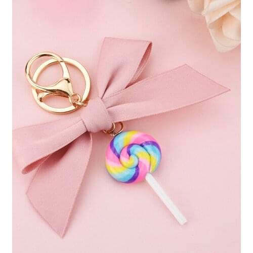 Hot Sale Keychain Bow Knot Key Chain Gifts for Women Llaveros Mujer Car Bag Accessories Keyring Holder Jewelry Accessory EH347