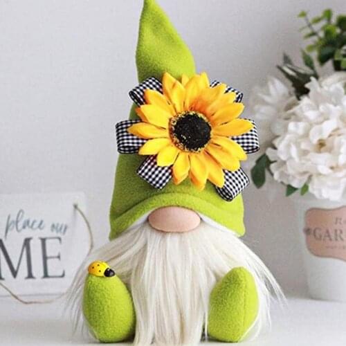 Spring Hot Selling Sunflower Bumble Bee Festival Striped Gnome Scandinavian Tomte Nisse Swedish Honey Bee Elfs Home Plush toys
