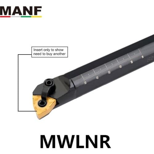 MANF S32T-MWLNR06 Internal Turning VNMG Inserts Boring Tool Holders CNC Lathe Cutter Turning Insert Internal Turning Tool Holder