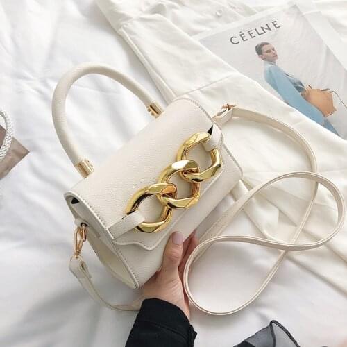 Fashion Womens Handbag Chain Simple Shoulder Bags for Women 2021 High Quality Solid Color Messenger Bag Ladies Travel Bag